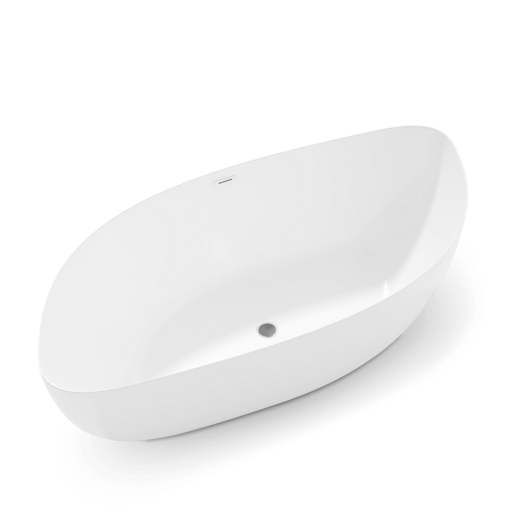 Овальная отдельностоящая ванна Black&White Swan 180х90 222SB00