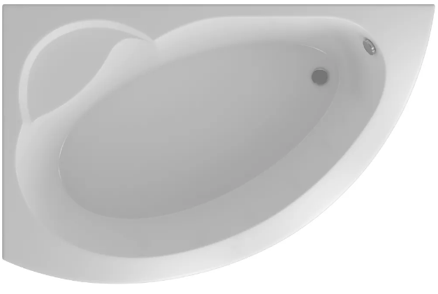 Асимметричная акриловая ванна Aquatek Аякс 170х110 AYK170-0000085