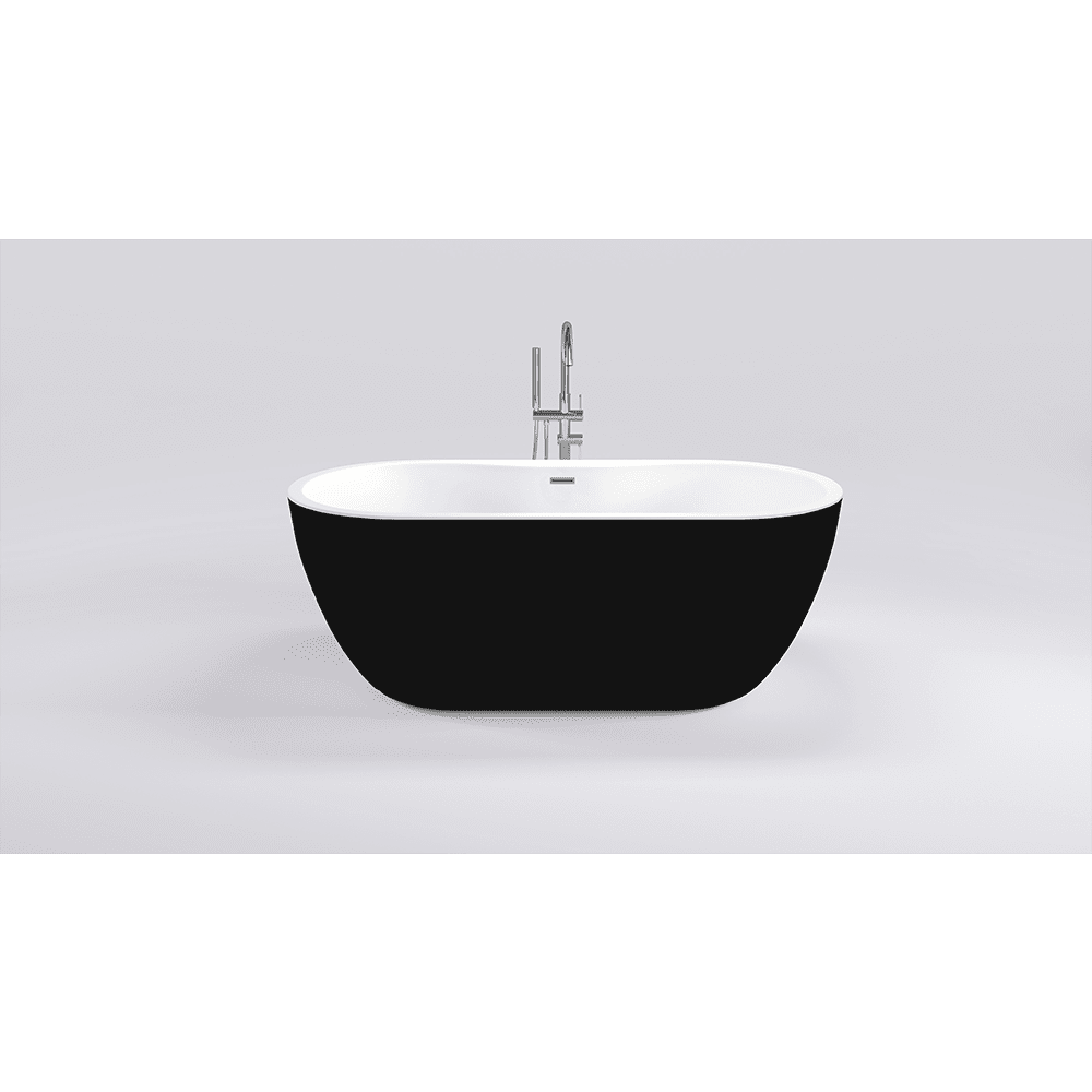 Овальная ванна Black&White Swan 180х75 111SBBL
