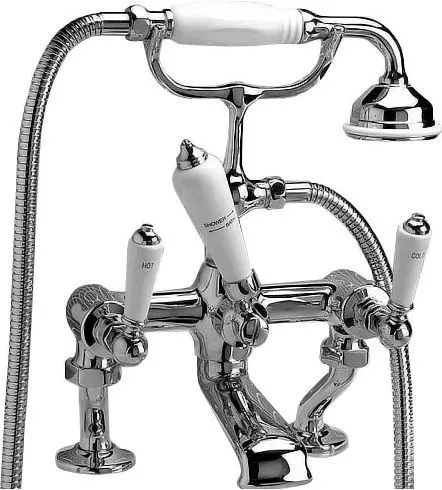 Вентильный смеситель для ванны с душем Devon&Devon Dandy MARF40BCR