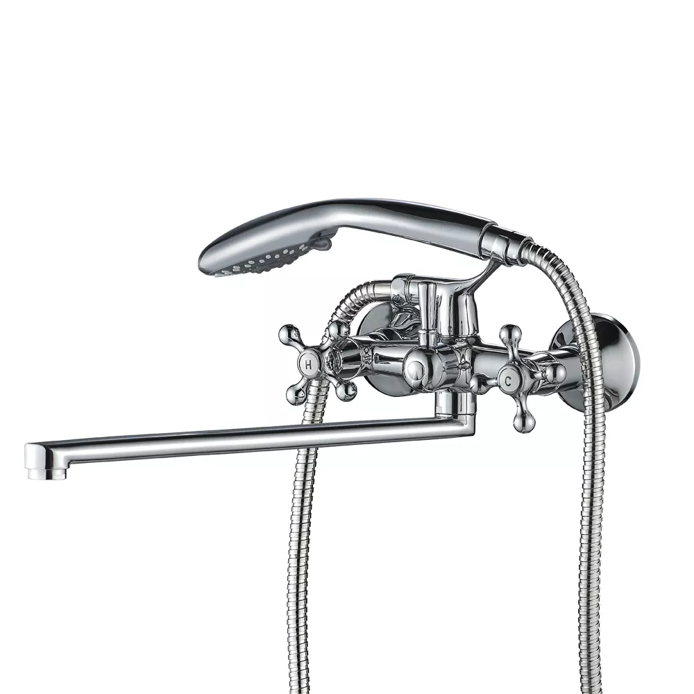 Настенный смеситель для ванны с душем WesnaArt Rassvet RAS02-320