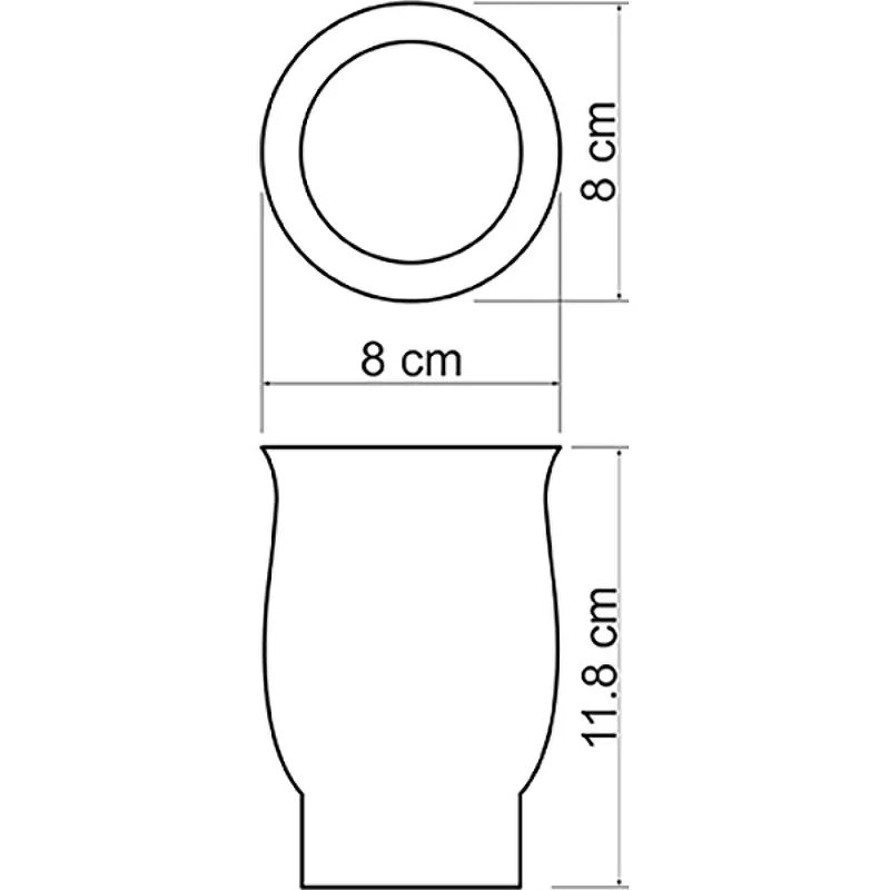 Стакан для зубных щеток с дозатором для мыла Wasserkraft K-C184