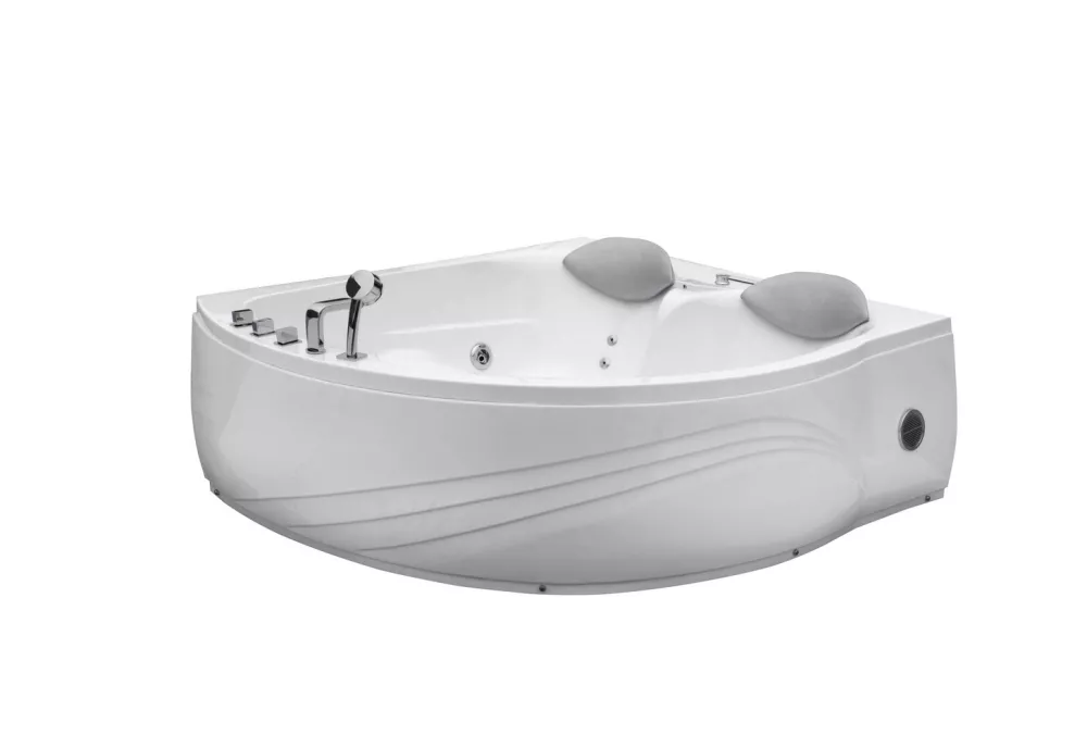 Асимметричная акриловая ванна Black&White Swan 175х160 5005000