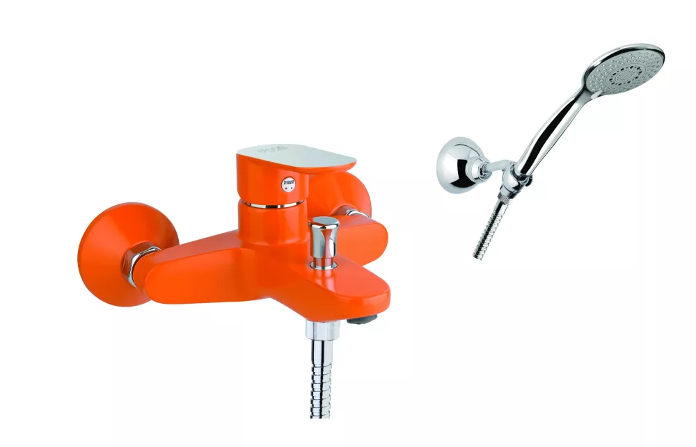 Латунный смеситель для ванны с душем Fiore Kevon 81OX8150