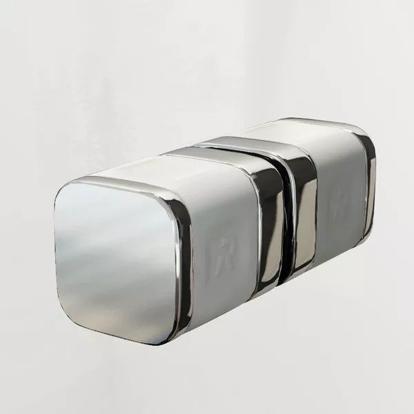 Душевая дверь Brilliant BSD2-90 A, левая, хром, прозрачное стекло