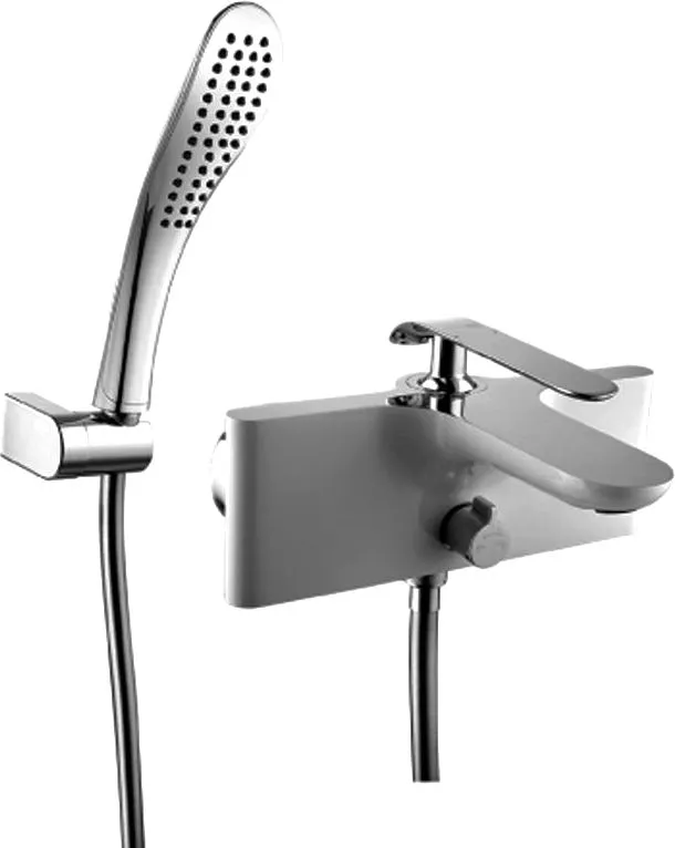 Настенный смеситель для ванны с душем Lemark Melange LM4914CW