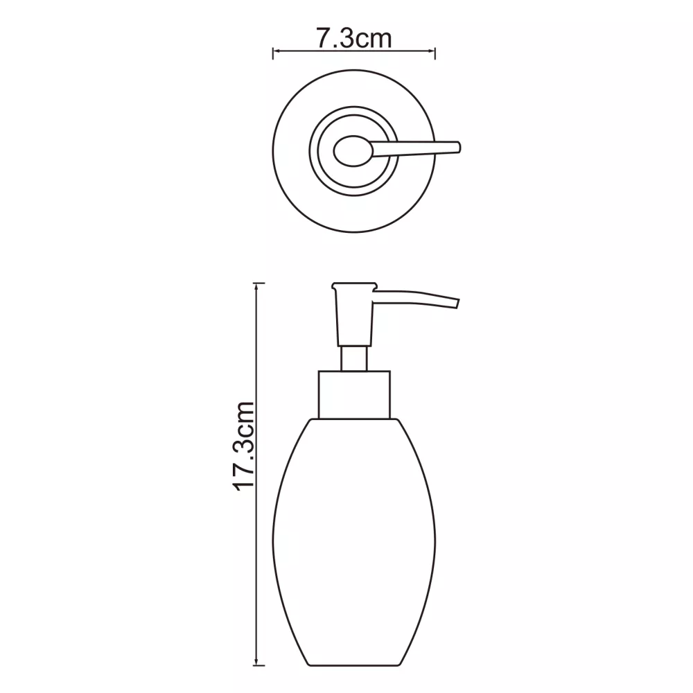 Дозатор для жидкого мыла Wasserkraft K-6799