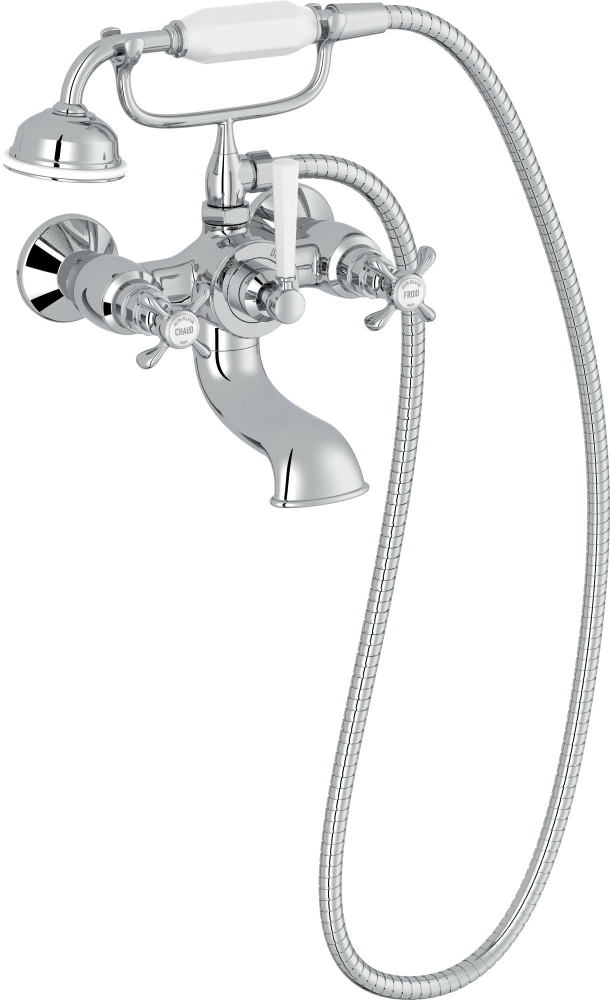 Вентильный смеситель для ванны с душем Jacob Delafon Cleo 1889 E24313-CP