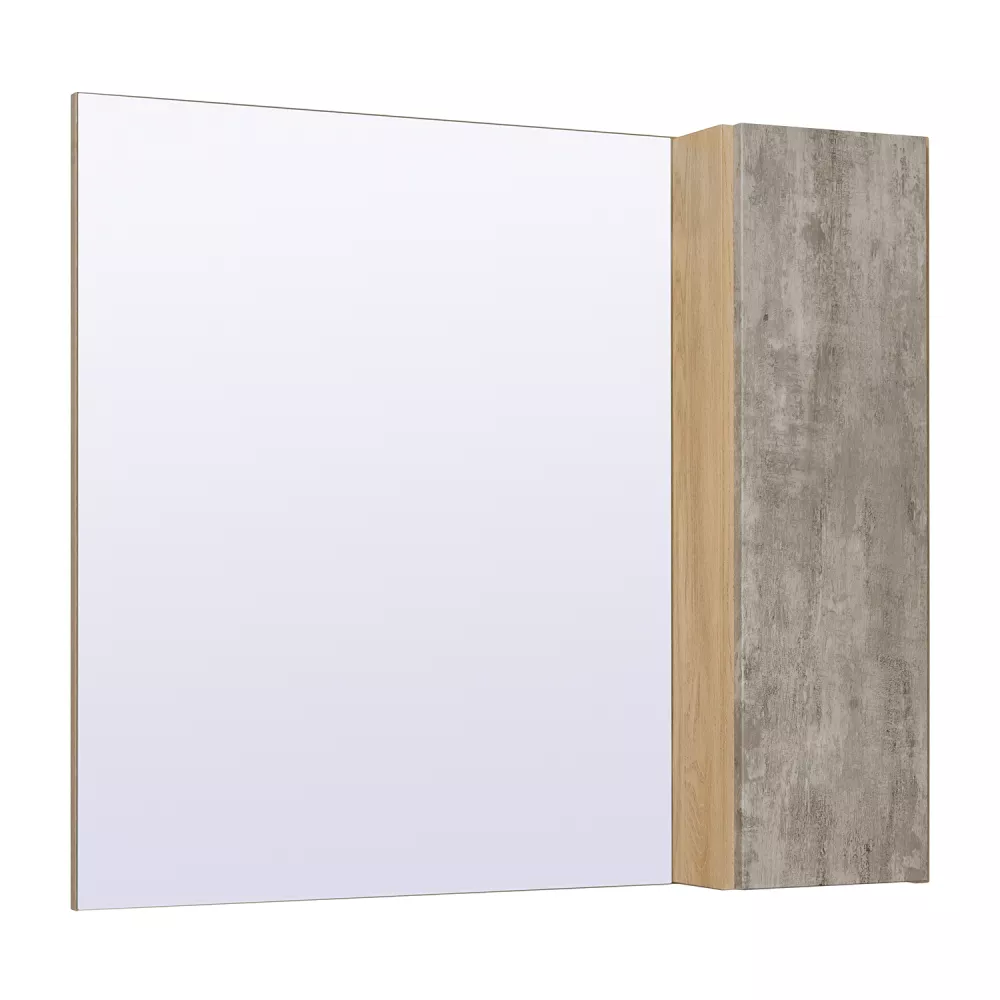 Зеркальный шкаф Runo дуб серый Мальта 85 00-00001104