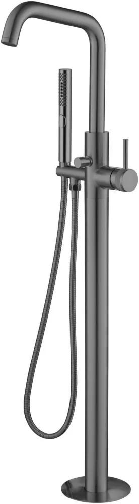 Серый смеситель для ванны с душем Allen Brau Priority 5.31008-MG