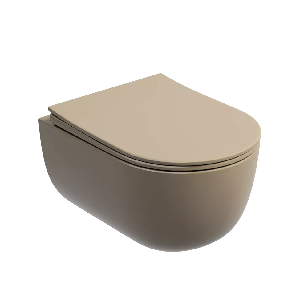 Безободковый унитаз из фарфра Ceramica nova Modena CN6063MC