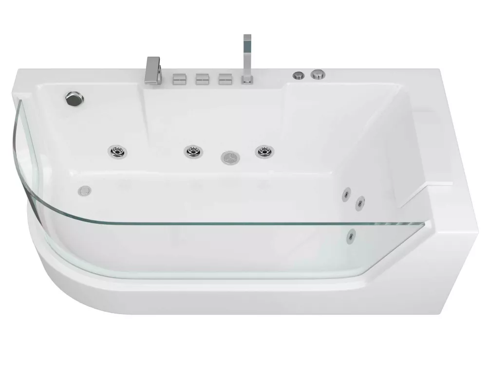Асимметричная акриловая ванна Grossman Gr 170х80 GR-17000-1R