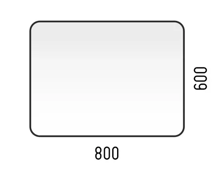 Зеркало с подсветкой Corozo Альбано 80 SD-00000803