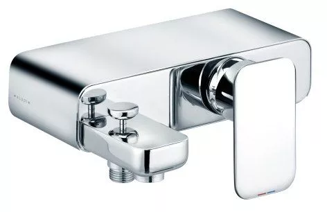 Настенный смеситель для ванны с душем Kludi E2 494450575
