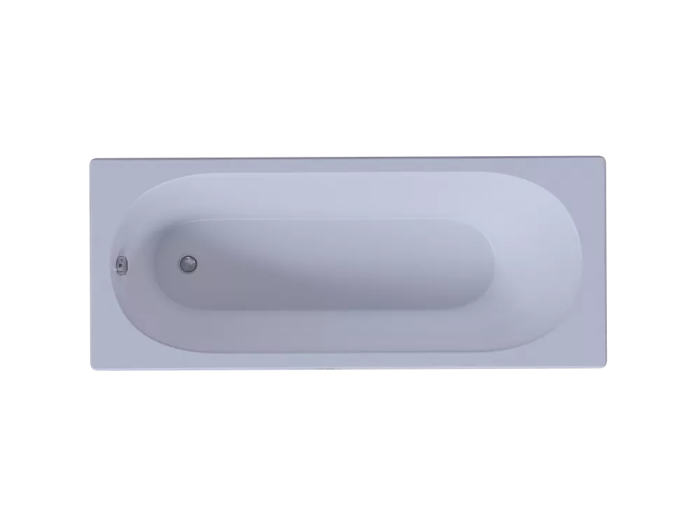 Ванна акриловая Aquatek Оберон 160х70 с экраном (слив слева, вклеенный каркас)