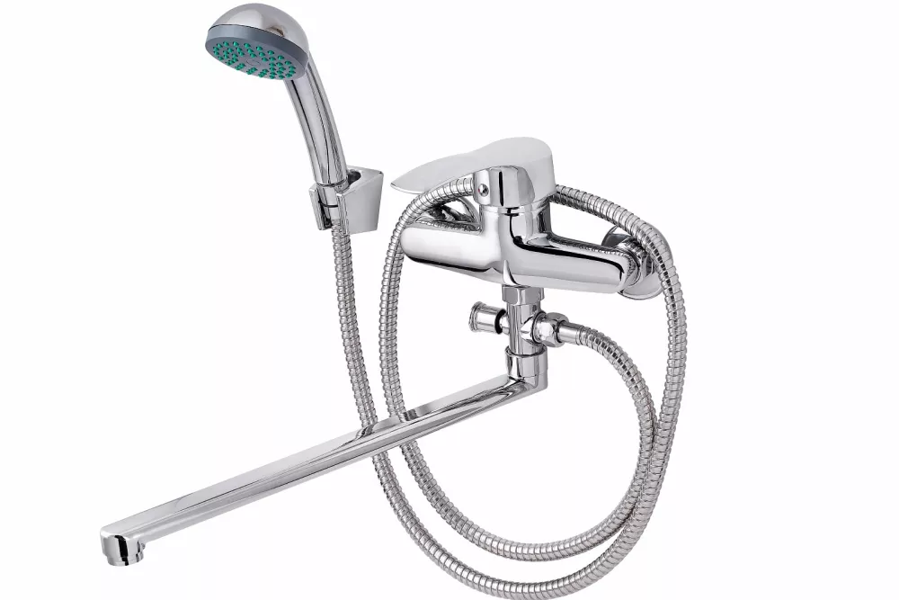Настенный смеситель для ванны с душем Псм-профсан Плюс PSM-521-023