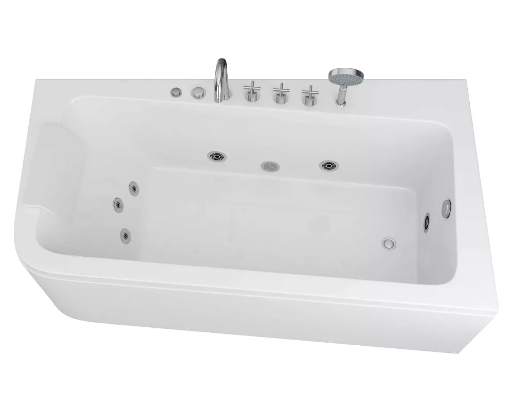 Асимметричная акриловая ванна Grossman Gr 170х95 GR-17095-1R