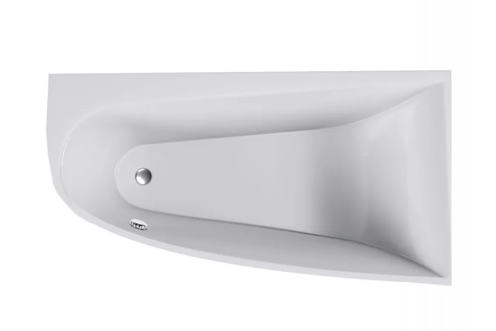 Асимметричная акриловая ванна Vayer Boomerang 160х90 Гл000010849