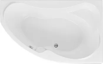 Асимметричная акриловая ванна Aquanet Capri 160х100 00205386