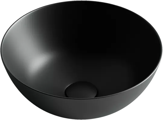 Черная накладная раковина Ceramica nova Element CN6004