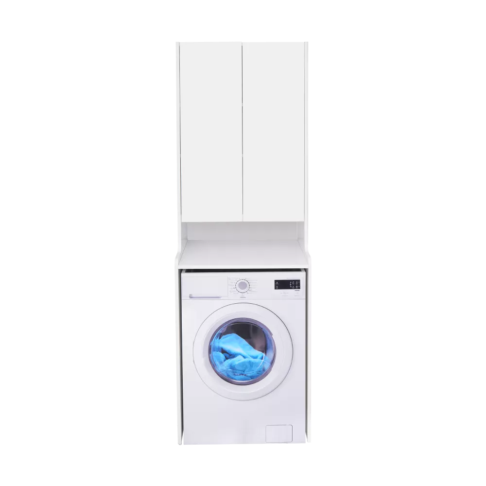 Шкаф пенал AQUATON Лондри белый, для стиральной машины 1A260503LH010