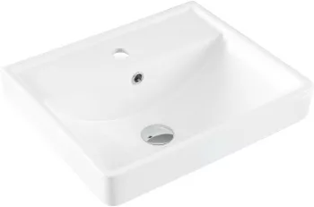 Белая керамическая раковина Aquanet Ирис 00301802