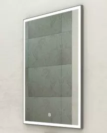 Зеркало с подсветкой Art&Max Arezzo AM-Are-1000-800-DS-FC-H-Nero