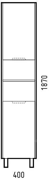 Шкаф пенал Corozo Остин SD-00000551 40 см