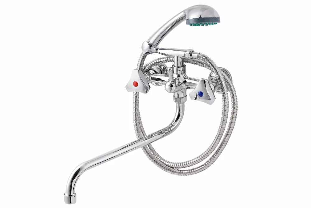 Вентильный смеситель для ванны с душем Псм-профсан Стандарт-А PSM-157-80