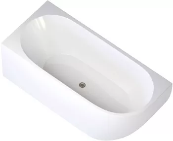 Асимметричная акриловая ванна Aquanet Family 180х80 3805-N-GW