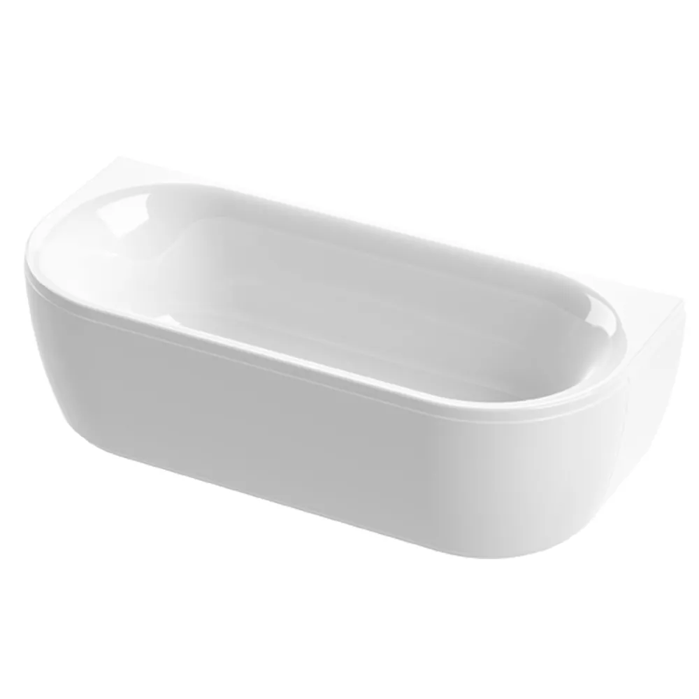 Акриловая ванна без ножек Cezares Metauro 180х80 METAURO-wall-180-80-40-W37