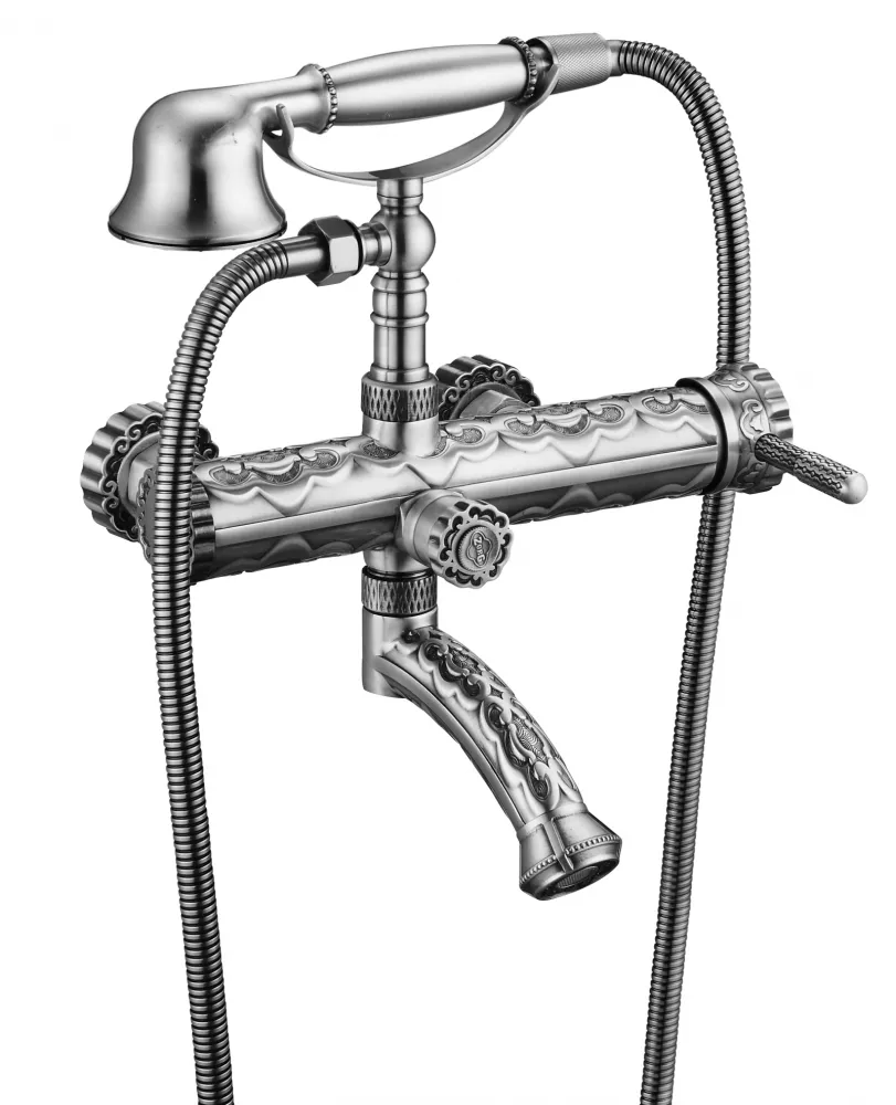 Настенный смеситель для ванны с душем Zorg Antic A 100W-SL