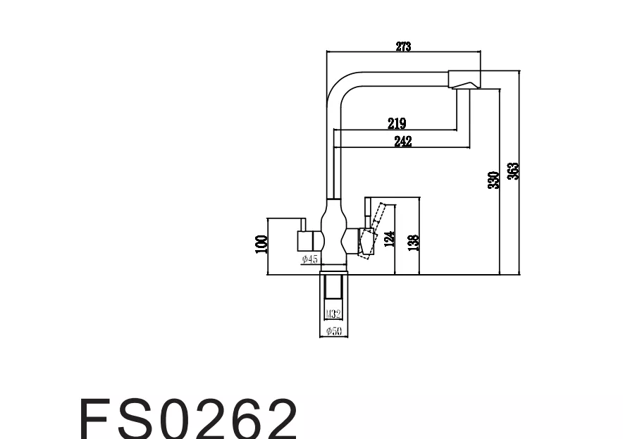 Смеситель для кухонной мойки Fmark FS0262
