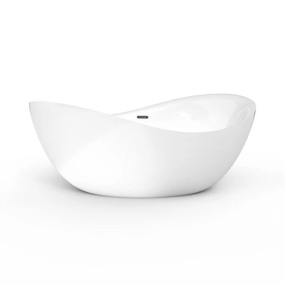 Овальная отдельностоящая ванна Black&White Swan 180х89 220SB00