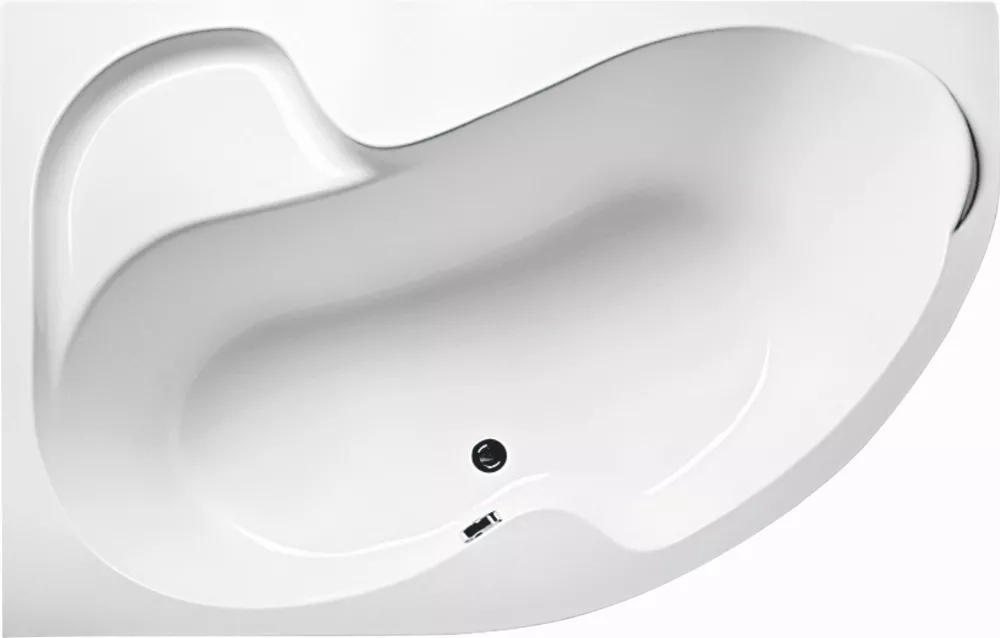 Асимметричная акриловая ванна Marka One Aura 160х105 01ау1610л