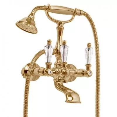 Вентильный смеситель для ванны с душем Cezares Diamond DIAMOND-VD-03/24-Sw