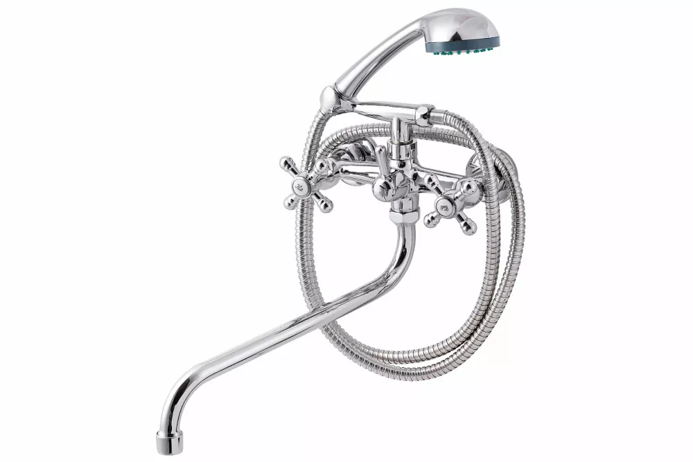 Настенный смеситель для ванны с душем Псм-профсан Стандарт-А PSM-157-89