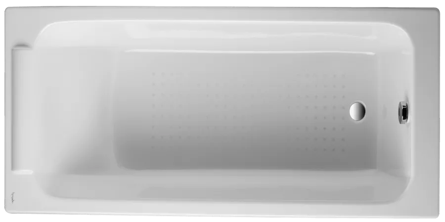 Чугунная ванна с противоскользящим покрытием дна Jacob Delafon Parallel 150х70 E2946-00