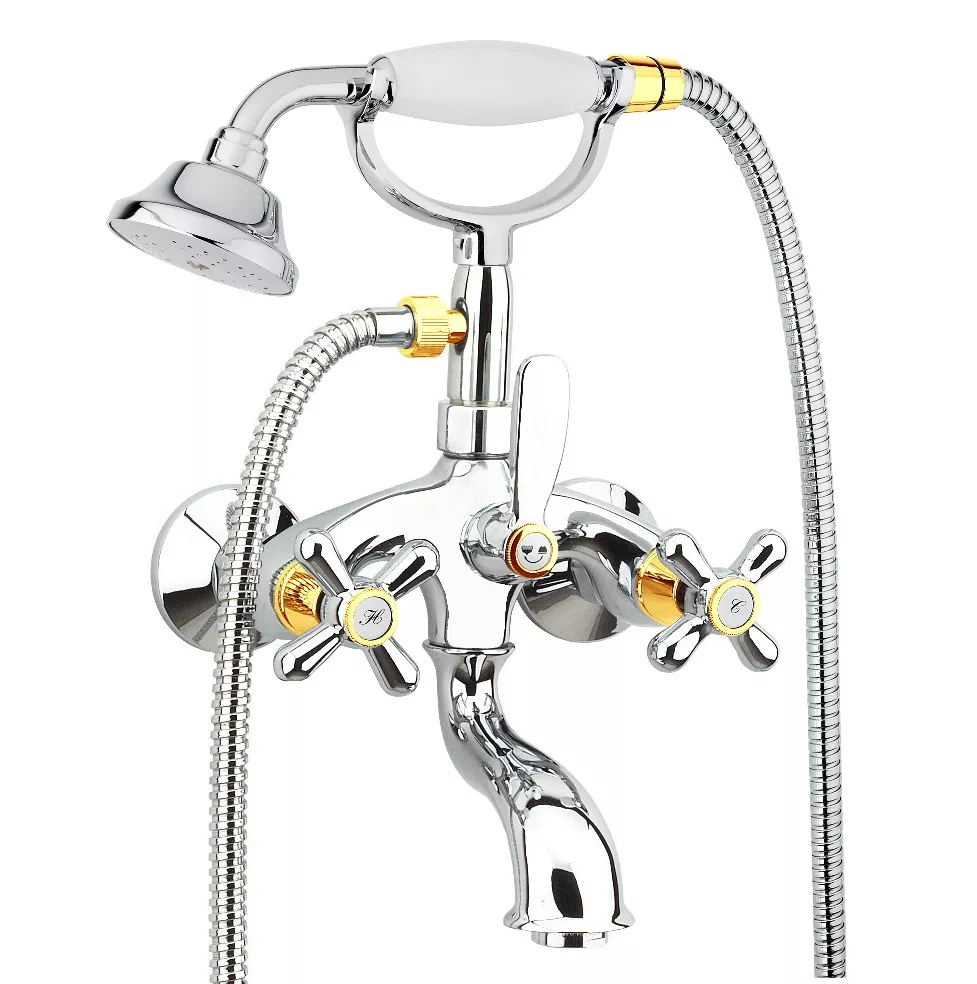 Вентильный смеситель для ванны с душем Webert Armony AM720201017