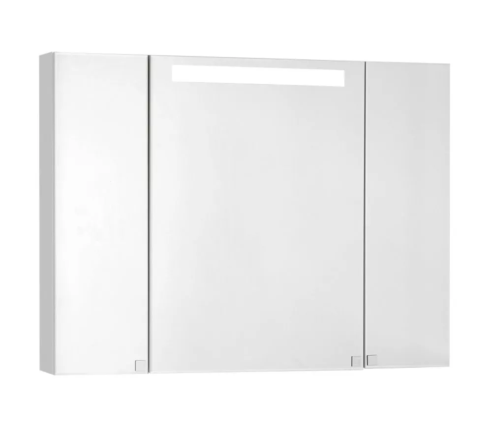 Зеркальный шкаф AQUATON Мадрид 100 со светильником белый 1A111602MA010