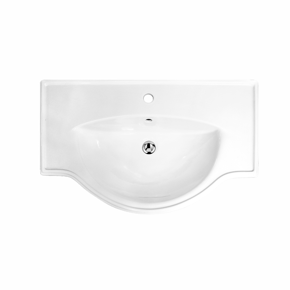 Прямоугольная раковина для ванны Sanita luxe Classic CLS80SLWB01