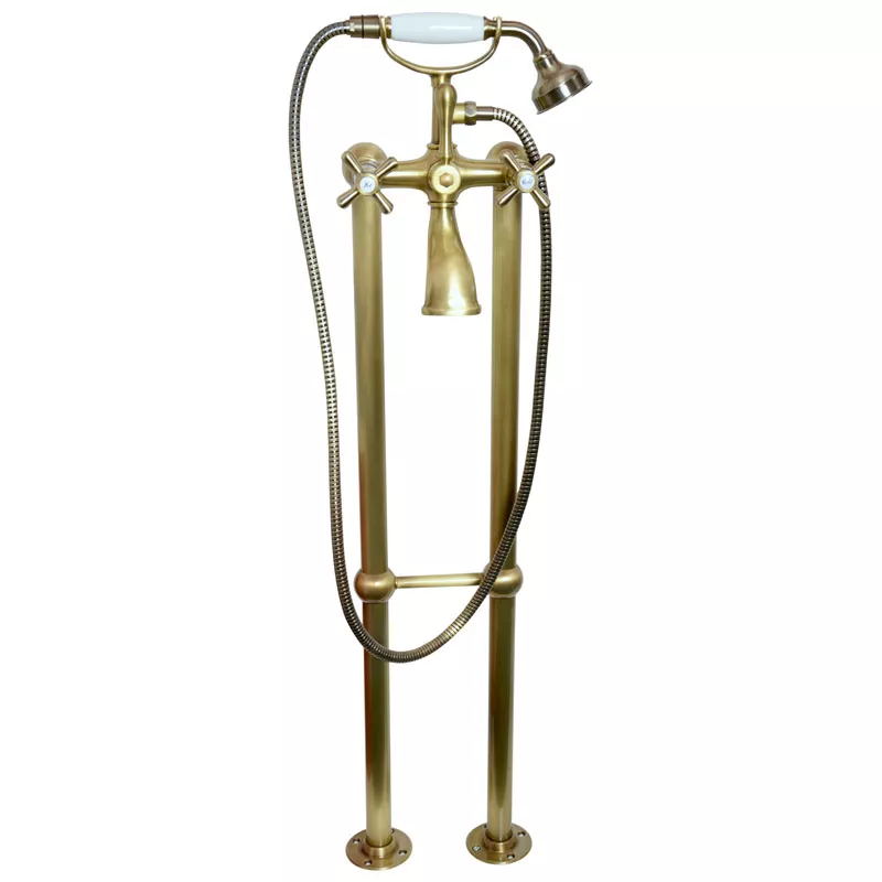 Вентильный смеситель для ванны с душем Rav Slezak Morava MK150.5/2SM