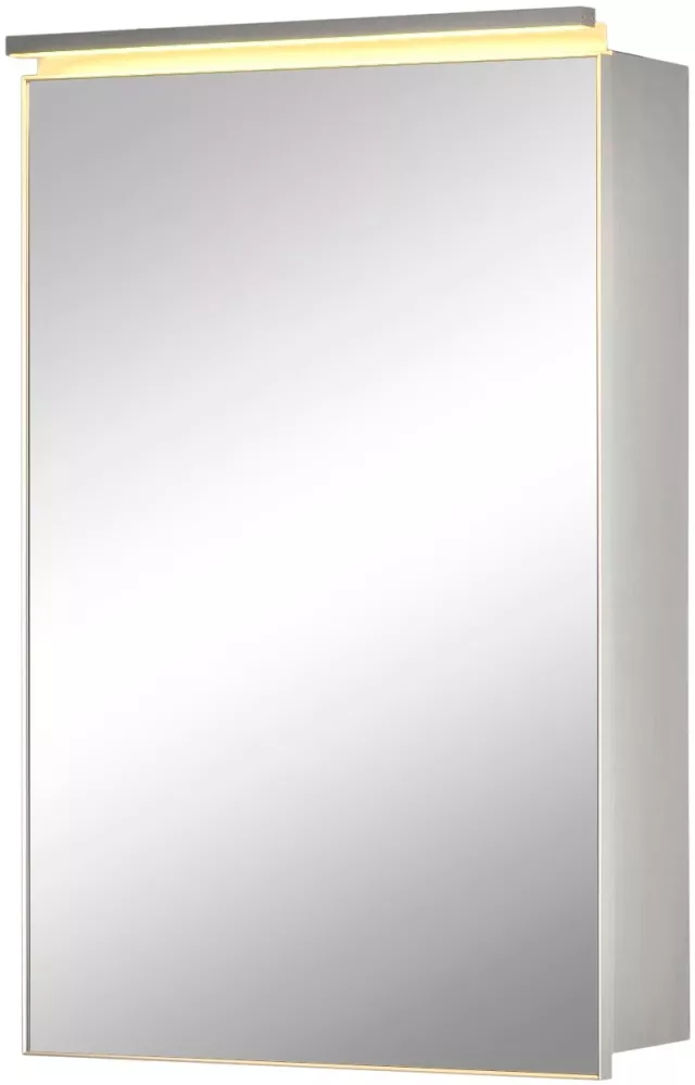 Зеркало-шкаф De Aqua Алюминиум 50 серебро