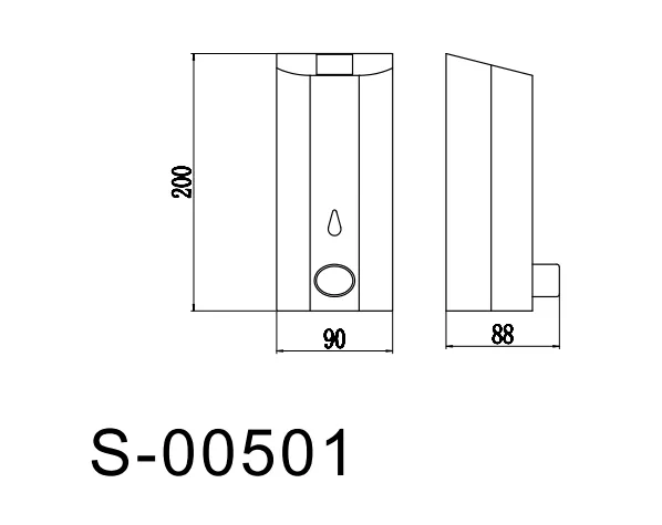 Дозатор для мыла Savol S-00501