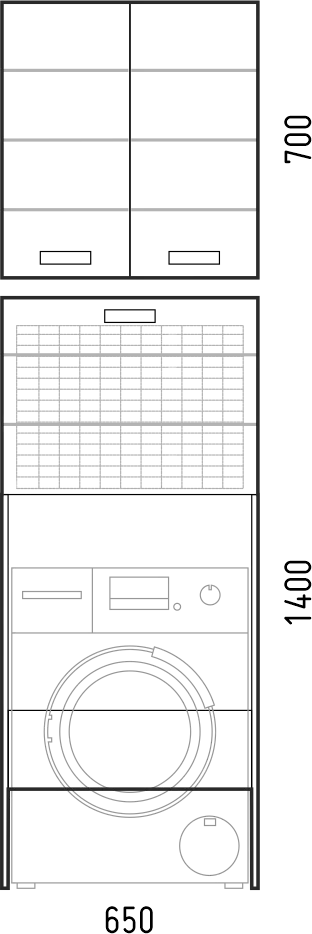 Шкаф навесной Corozo Денвер 65 SD-00000561