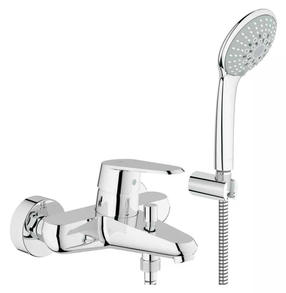 Настенный смеситель для ванны с душем Grohe Eurodisc Cosmopolitan 33395002