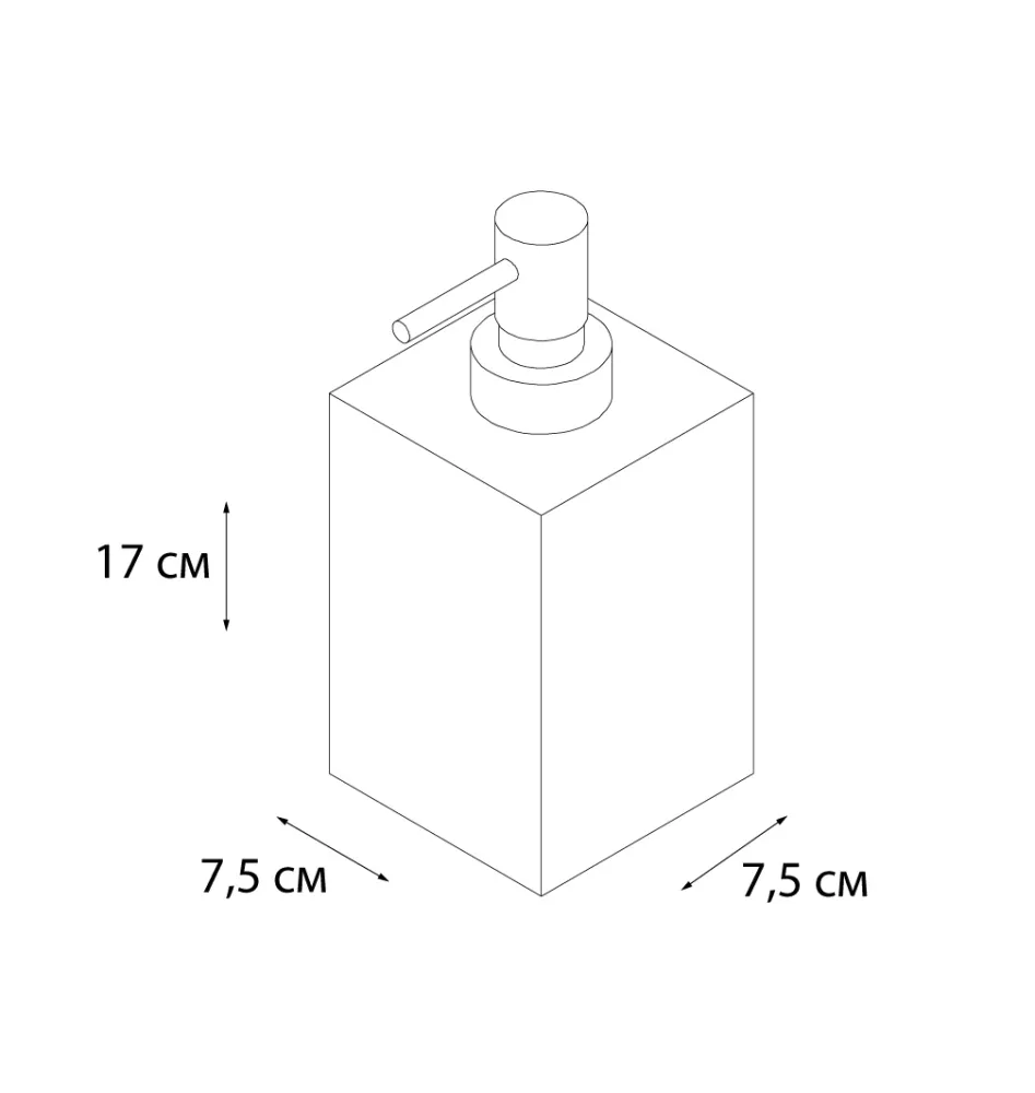 Дозатор для мыла Fixsen Sole FX-301-1