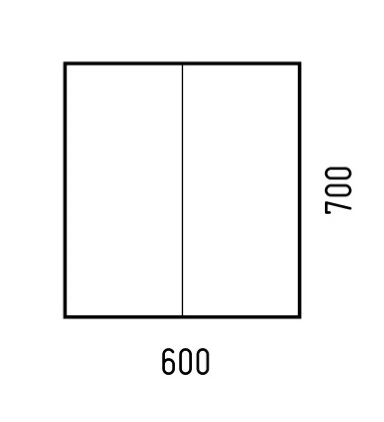 Шкаф пенал Corozo Альтаир SD-00000502 60 см