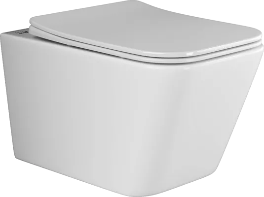 Белый безободковый унитаз Ceramica nova Metric CN3007