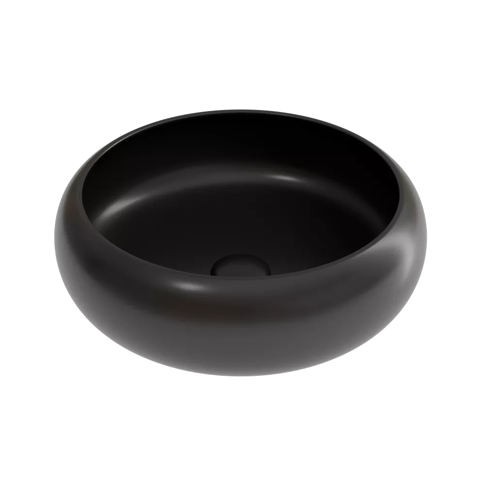 Фарфоровая черная раковина Ceramica nova Element CN6050MB